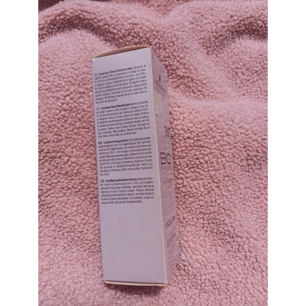 Schwarzkopf BC Bonacure Excellium Plumping Tonic Q10+ Collagen 3.38 oz New Box - Picture 4 of 4